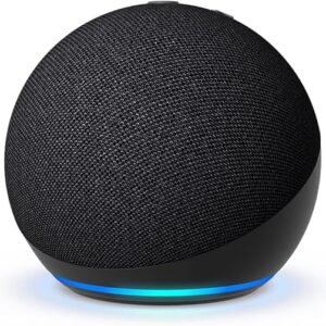 Echo (5th Gen) | smart bluetooth speaker with vibrant sound and Alexa | Use your voice to control smart home devices